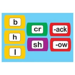 Ashley Productions® Die-Cut Magnetic Foam Word Chunking, 100 Pieces Per Pack, 3 Packs (ASH40007-3)