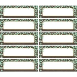 Teacher Created Resources® Eucalyptus Labels Magnetic Accents, Pack Of 20 (TCR77483)
