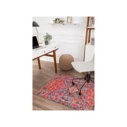 Anji Mountain Rug'd Merida 36" X 48" Rectangular Chair Mat For Carpet & Hard Floor, Polyester (AMB9001S)