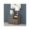 Bush Business Furniture Studio C Office Storage Cabinet With Drawers And Shelves, Modern Hickory (SCF130MHSU)