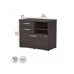 Bush Business Furniture Studio C Office Storage Cabinet With Drawers And Shelves, Storm Gray (SCF130SGSU) -Prepa Furniture Shop sp143680594 s7
