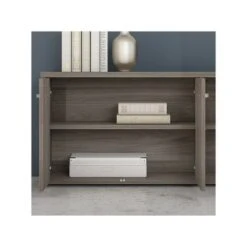 Bush Business Furniture Studio C Low Storage Cabinet With Doors And Shelves, Modern Hickory (SCS160MH) -Prepa Furniture Shop sp143680610 s7