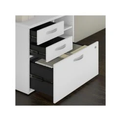 Bush Business Furniture Studio C Office Storage Cabinet With Drawers And Shelves, White (SCF130WHSU) -Prepa Furniture Shop sp143774680 s7