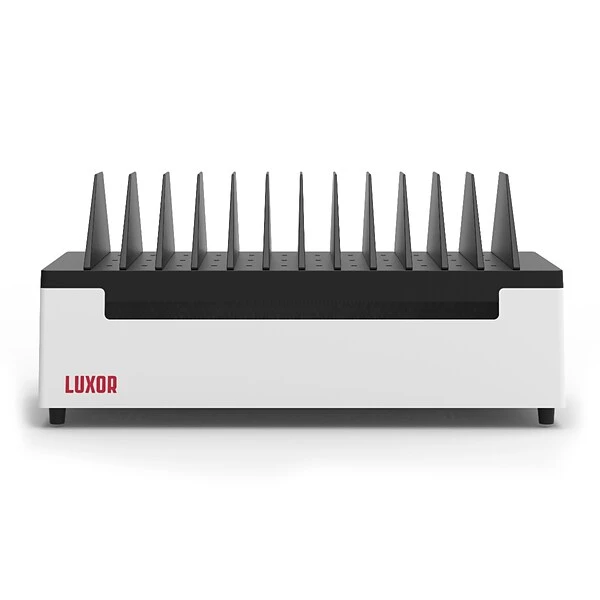 Luxor 12-Unit AC Charging Station, Black/White (LOTT12) 1 Luxor 12-Unit AC Charging Station, Black/White (LOTT12)