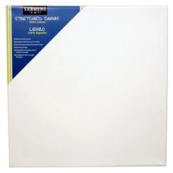 Sargent Art® 100% Cotton Stretched Canvas, Double Primed, 12" X 12", Pack Of 5 (SAR902017-5)