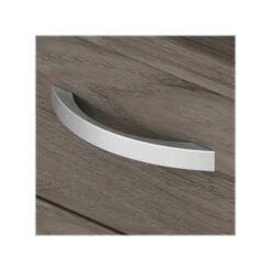 Bush Business Furniture Hybrid 26" Office Storage Cabinet With Drawers And 2 Shelves, Modern Hickory (HYF130MHSU-Z) -Prepa Furniture Shop sp147787993 s7