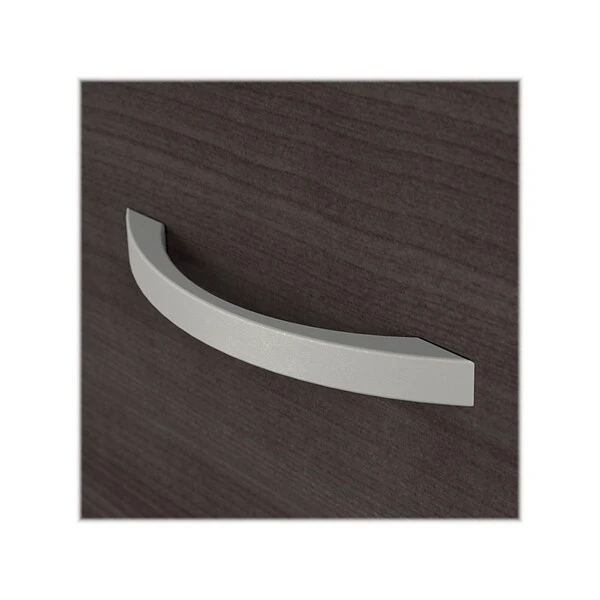 Bush Business Furniture Hybrid 21" Low Storage Cabinet With Doors And 6 Shelves, Storm Gray (HYS160SG-Z) 4 Bush Business Furniture Hybrid 21" Low Storage Cabinet With Doors And 6 Shelves, Storm Gray (HYS160SG-Z) - Image 4