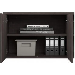 Bush Business Furniture Hybrid 21" Low Storage Cabinet With Doors And 6 Shelves, Storm Gray (HYS160SG-Z) 11 Bush Business Furniture Hybrid 21" Low Storage Cabinet With Doors And 6 Shelves, Storm Gray (HYS160SG-Z) -Prepa Furniture Shop sp147788123 s7