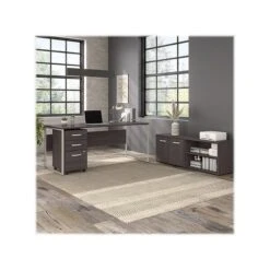 Bush Business Furniture Hybrid 21" Low Storage Cabinet With Doors And 6 Shelves, Storm Gray (HYS160SG-Z) 13 Bush Business Furniture Hybrid 21" Low Storage Cabinet With Doors And 6 Shelves, Storm Gray (HYS160SG-Z) -Prepa Furniture Shop sp147788125 s7