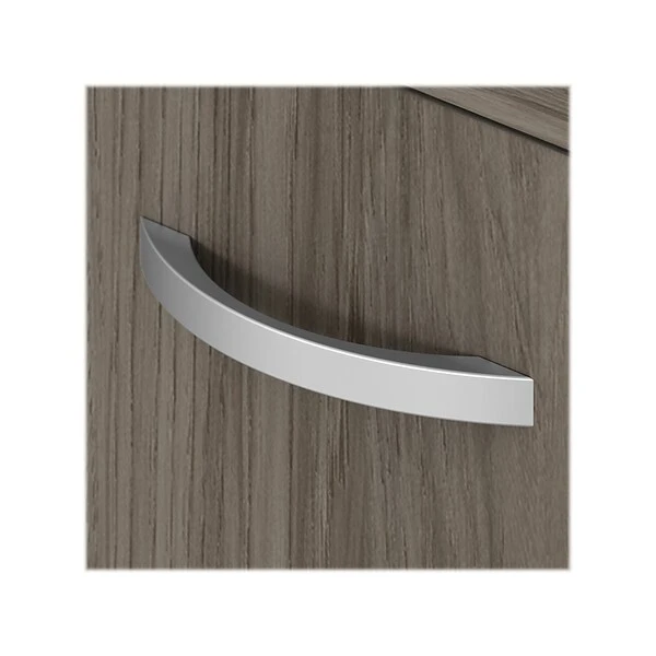 Bush Business Furniture Hybrid 21" Low Storage Cabinet With Doors And Shelves, Modern Hickory (HYS160MH-Z) 4 Bush Business Furniture Hybrid 21" Low Storage Cabinet With Doors And Shelves, Modern Hickory (HYS160MH-Z) - Image 4