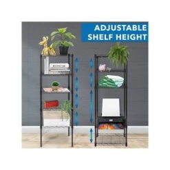 Mount-It! 5-Tier Metal Shelving Unit, 17", Black (MI-7861) -Prepa Furniture Shop sp148296762 s7