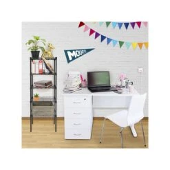 Mount-It! 5-Tier Metal Shelving Unit, 17", Black (MI-7861) -Prepa Furniture Shop sp148296764 s7