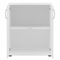 Bush Business Furniture Universal 34" Floor Storage Cabinet With 2 Shelves, White (UNS128WH) -Prepa Furniture Shop sp150858561 s7