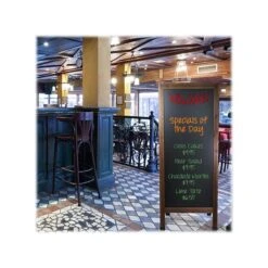 Excello Global Products Gigantic Sandwich Board Sidewalk Chalkboard Sign, Wood, 59" X 27" (EGP-HD-0240-OS) -Prepa Furniture Shop sp150961457 s7