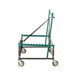 National Public Seating Metal Mobile Utility Cart With Lockable Wheels, Green/Black (TAD) 9 National Public Seating Metal Mobile Utility Cart With Lockable Wheels, Green/Black (TAD) -Prepa Furniture Shop sp150961515 s7
