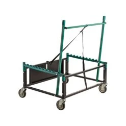 National Public Seating Metal Mobile Utility Cart With Lockable Wheels, Green/Black (TAD) 10 National Public Seating Metal Mobile Utility Cart With Lockable Wheels, Green/Black (TAD) -Prepa Furniture Shop sp150961517 s7