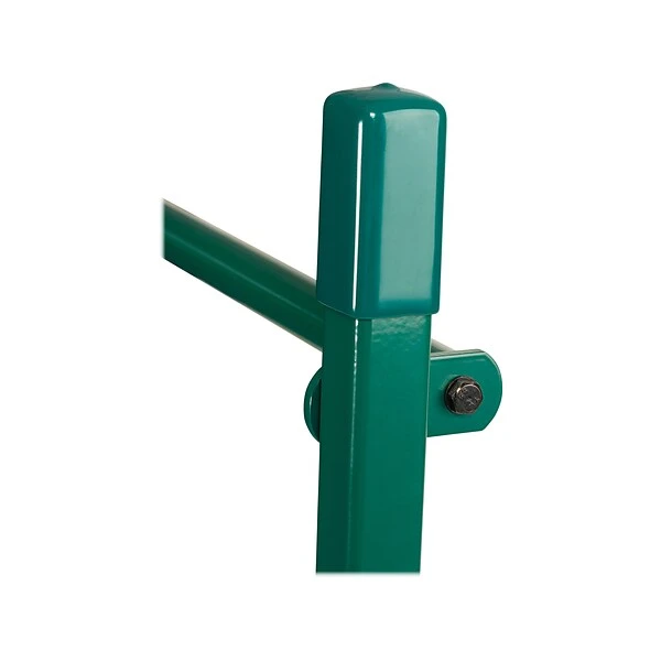 National Public Seating Metal Mobile Utility Cart With Lockable Wheels, Green/Black (TAD) 7 National Public Seating Metal Mobile Utility Cart With Lockable Wheels, Green/Black (TAD) - Image 7