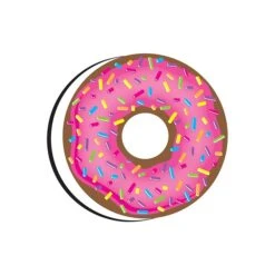 Ashley Productions® Dry Erase Magnetic Whiteboard Erasers, DonutFetti®, Pack Of 6 (ASH09991-6)