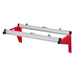 AdirOffice 8'' Steel Drop Lift Blueprint Storage Wall Rack, Red (616-RED)