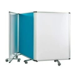 AdirOffice Double-Sided Whiteboard And Flannel Partition, 45”x32, Mobile Writing And Display Room Dividers, Blue 13 AdirOffice Double-Sided Whiteboard And Flannel Partition, 45”x32, Mobile Writing And Display Room Dividers, Blue -Prepa Furniture Shop sp151429838 s7