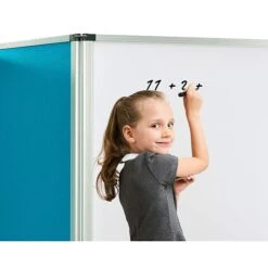AdirOffice Double-Sided Whiteboard And Flannel Partition, 45”x32, Mobile Writing And Display Room Dividers, Blue 14 AdirOffice Double-Sided Whiteboard And Flannel Partition, 45”x32, Mobile Writing And Display Room Dividers, Blue -Prepa Furniture Shop sp151429839 s7