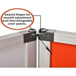 AdirOffice Double-Sided Whiteboard And Flannel Partition, 45”x32, Mobile Writing And Display Room Dividers, Red 9 AdirOffice Double-Sided Whiteboard And Flannel Partition, 45”x32, Mobile Writing And Display Room Dividers, Red -Prepa Furniture Shop sp151429863 s7