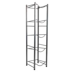 Mind Reader 5 Tier Stainless Steel Heavy Duty Water Cooler Jug Rack, Silver (5TJUG-SIL) -Prepa Furniture Shop sp155204361 s7
