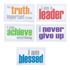 Inspired Minds Encouragement Magnets, Assorted Colors, Pack Of 5 (ISM52353M)
