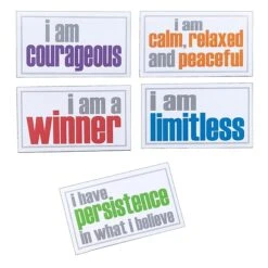 Inspired Minds Hopefulness Magnets, Assorted Colors, Pack Of 5 (ISM52354M)