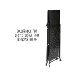 Honey-Can-Do 3-Shelf Metal Mobile Utility Cart With Swivel Wheels, Black (SHF-09577) 8 Honey-Can-Do 3-Shelf Metal Mobile Utility Cart With Swivel Wheels, Black (SHF-09577) -Prepa Furniture Shop sp162782940 s7