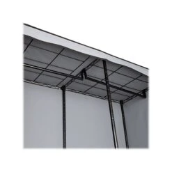 Honey-Can-Do 70" X 45" Clothes Storage Wardrobe With Drawers, Gray/Black Steel/Polyester (WRD-09199) -Prepa Furniture Shop sp162782952 s7