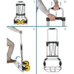 Mount-It! Folding Hand Truck And Dolly, 264 Lb Capacity (MI-902) -Prepa Furniture Shop sp163926848 s7