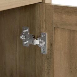 Bush Furniture Salinas 62.95" Tall Storage Cabinet With 4 Shelves, Reclaimed Pine (SAS332RCP-03) -Prepa Furniture Shop sp164750315 s7