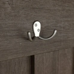 Bush Furniture Salinas 68.11" Storage Set With Hall Tree, Shoe Bench And Accent Cabinet With 5 Shelves, Ash Brown (SAL008ABR) -Prepa Furniture Shop sp164751168 s7