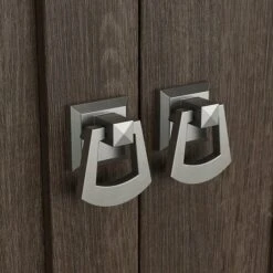 Bush Furniture Salinas 68.11" Storage Set With Hall Tree, Shoe Bench And Cabinets With 10 Shelves, Ash Brown (SAL016ABR) -Prepa Furniture Shop sp164752050 s7