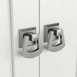 Bush Furniture Salinas 62.95" Storage Cabinet With 5 Shelves, Pure White (SAS332G2W-03) -Prepa Furniture Shop sp164752126 s7