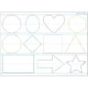 Ashley Productions® Smart Poly® PosterMat Pals® Space Savers Shapes Tracing, 13" X 9.5" (ASH95318)
