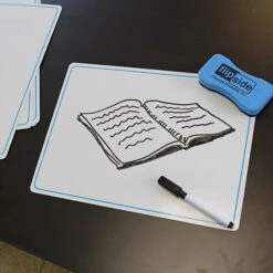 Flipside Products Magnetic Dry Erase Learning Mat, Plain, Two-Sided, 9" X 12", Pack Of 12 (FLP20077) -Prepa Furniture Shop sp167908756 s7