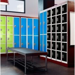 AdirOffice 72" 6-Compartment Steel Tier Key Lock Black Storage Locker (629-206-BLK) -Prepa Furniture Shop sp167909603 s7