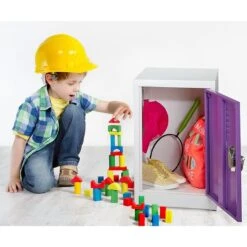 AdirOffice 24" Steel Single Tier Purple Storage Locker (629-02-PUR) -Prepa Furniture Shop sp167909659 s7