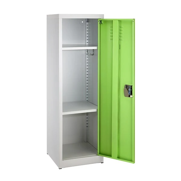 AdirOffice 48" Steel Single Tier Green Storage Locker (629-01-GRN) 2 AdirOffice 48" Steel Single Tier Green Storage Locker (629-01-GRN) - Image 2