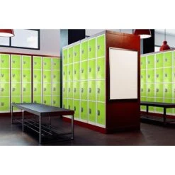 AdirOffice 72" 4-Compartment Steel Tier Key Lock Green Storage Locker (629-204-GRN) -Prepa Furniture Shop sp167909679 s7