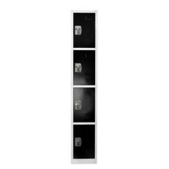 AdirOffice 72" 4-Compartment Steel Tier Key Lock Black Storage Locker (629-204-BLK) -Prepa Furniture Shop sp167909687 s7