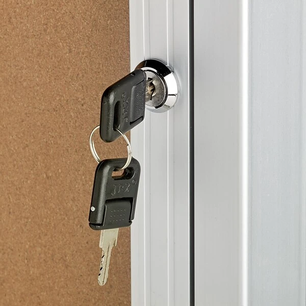 AdirOffice Cork Bulletin Board, Silver Frame, 3' X 2' (504-01-SC) 3 AdirOffice Cork Bulletin Board, Silver Frame, 3' X 2' (504-01-SC) - Image 3