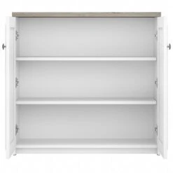 Bush Furniture Fairview 30.71" Small Storage Cabinet With 3 Shelves, Shiplap Gray/Pure White (WC53696-03) 11 Bush Furniture Fairview 30.71" Small Storage Cabinet With 3 Shelves, Shiplap Gray/Pure White (WC53696-03) -Prepa Furniture Shop sp168353582 s7