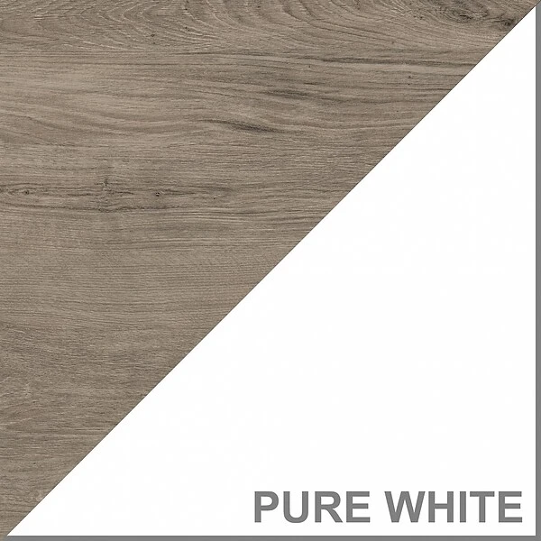 Bush Furniture Fairview 30.71" Small Storage Cabinet With 3 Shelves, Shiplap Gray/Pure White (WC53696-03) 6 Bush Furniture Fairview 30.71" Small Storage Cabinet With 3 Shelves, Shiplap Gray/Pure White (WC53696-03) - Image 6