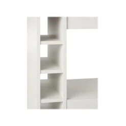 Ameriwood Williams 12-Shelf Particle Board Kitchen Cart, White (5276817COM) -Prepa Furniture Shop sp168531592 s7