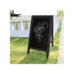 Excello Global Products Chalkboard, Black Wood, 40" X 22" (EGP-CKB-0003) -Prepa Furniture Shop sp168851651 s7