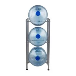 Mind Reader 3 Tier Stainless Steel Heavy Duty Water Cooler Jug Rack, Silver (3TJUG-SIL) -Prepa Furniture Shop sp169020283 s7