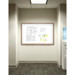 Ghent 4'H X 5'W Non-Magnetic Whiteboard With Wood Frame (M2W-45-4) -Prepa Furniture Shop sp17741576 s7